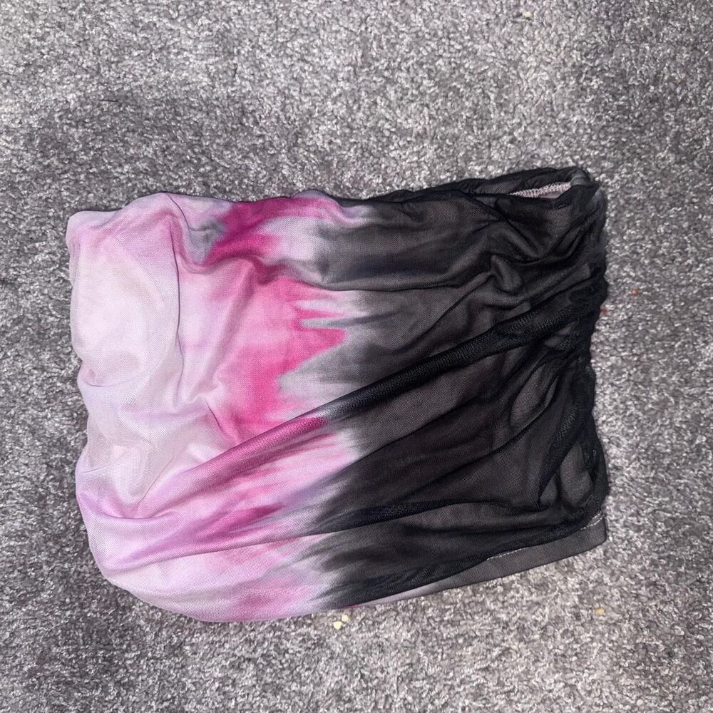 Urban Rose pink and black Crop-top